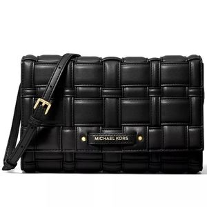 Michael Kors Ivy Woven Clutch Crossbody